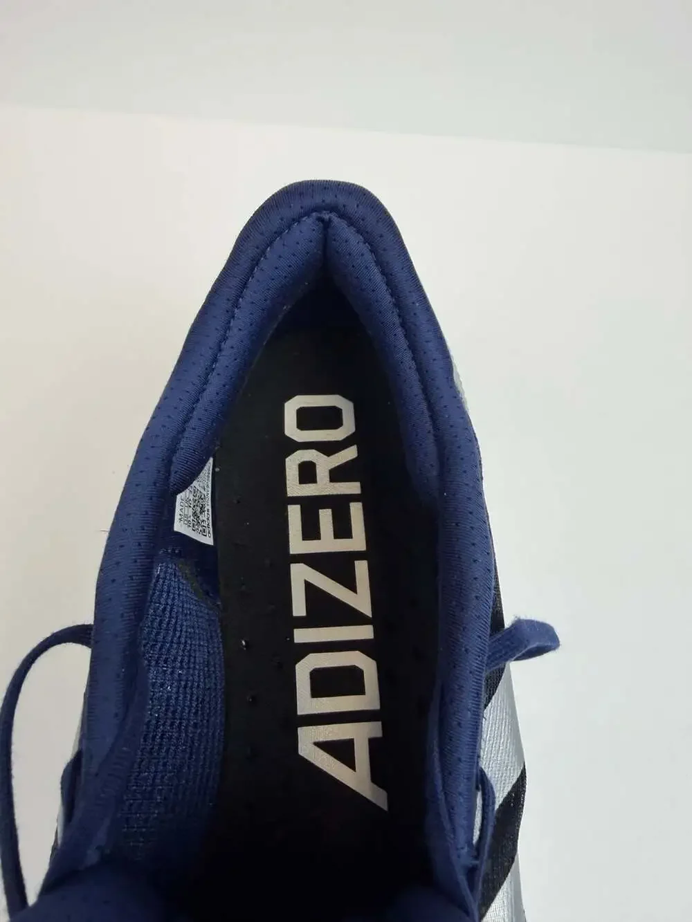 Adidas Adizero SL 2 Running Shoes - Dark Blue Silver Metallic Size 10.5
